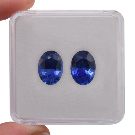 7.83 Carat Blue SRI LANKAN Oval Sapphire CD