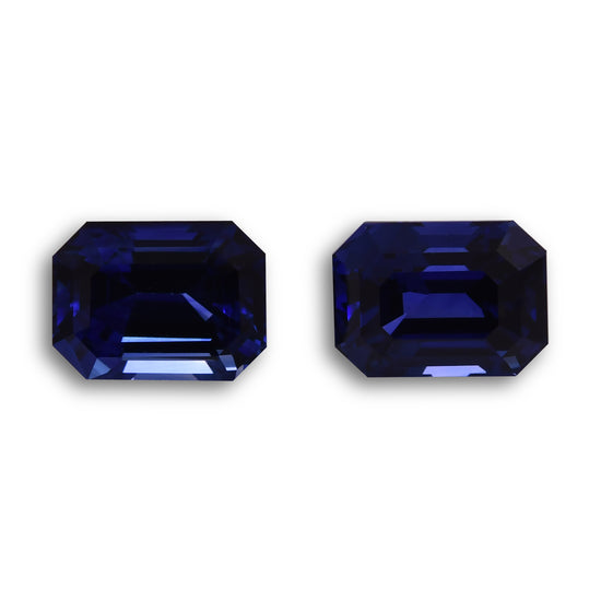 20,44 Karat Blauer SRI LANKAN Saphir CD