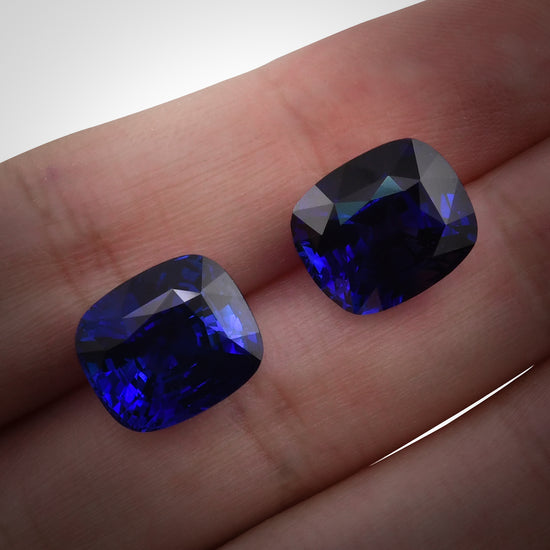 22.21 Carat Blue SRI LANKAN Cushion Sapphire GRS