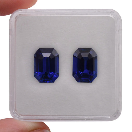 12.23 Carat Blue SRI LANKAN Emerald Sapphire CD