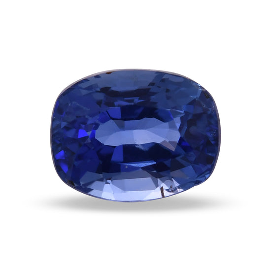 2.04 Carat Blue  Cushion Sapphire