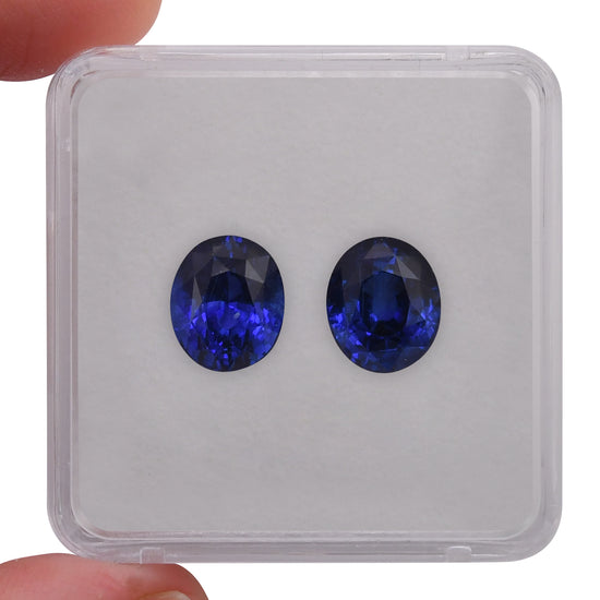 9.41 Carat Blue SRI LANKAN Oval Sapphire CD