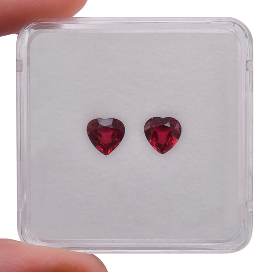 1.52 Carat Red  Heart Ruby
