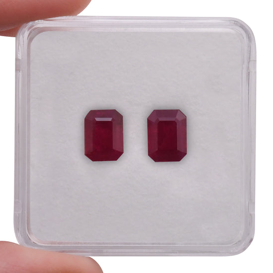 4.23 Carat Red BURMESE Emerald Ruby CD