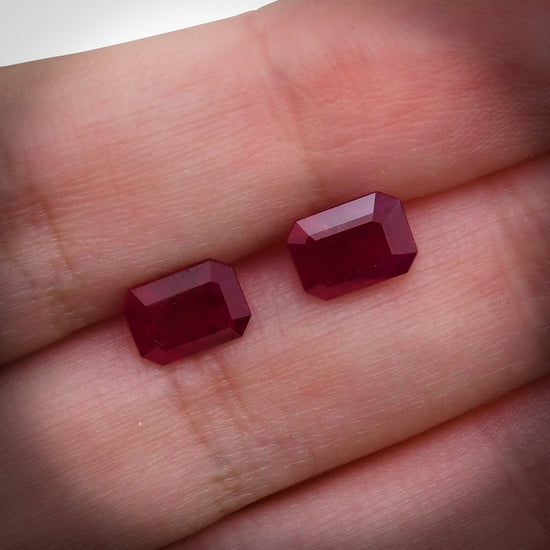 4.23 Carat Red BURMESE Emerald Ruby CD