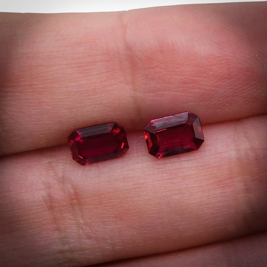 2.16 Carat Red  Emerald Ruby