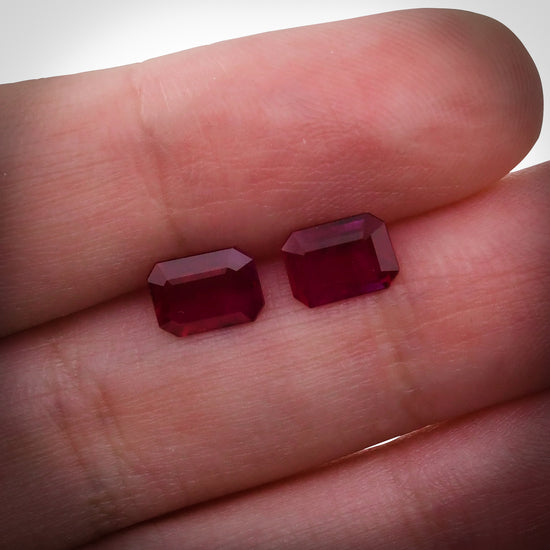 2.60 Carat Red  Emerald Ruby