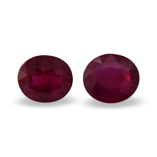 6,18 Karat Roter BURMESISCHER Ovaler Rubin CD