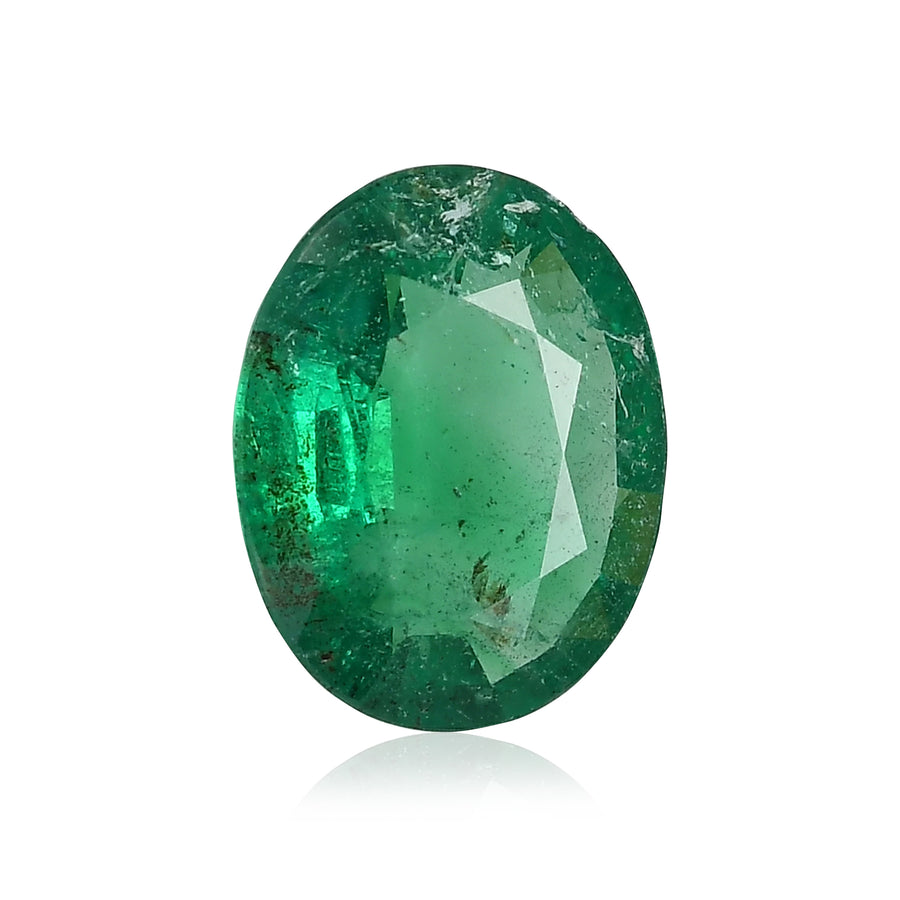 1.98 Carat Green COLOMBIAN Oval Emerald