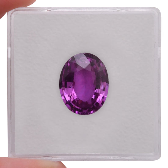 3.98 Carat Pink MADAGASCAR Oval Sapphire CD
