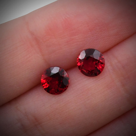 2.27 Carat Red  Round Ruby