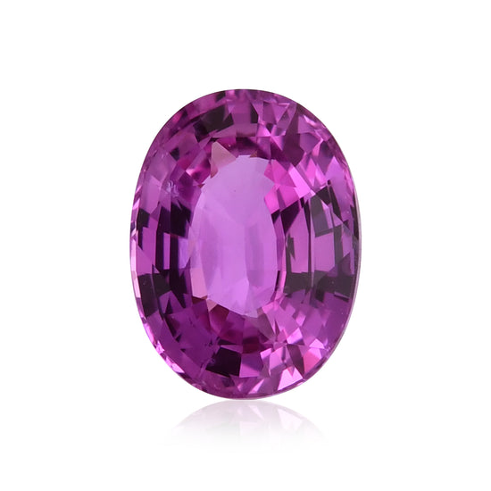 2.08 Carat Pink  Oval Sapphire