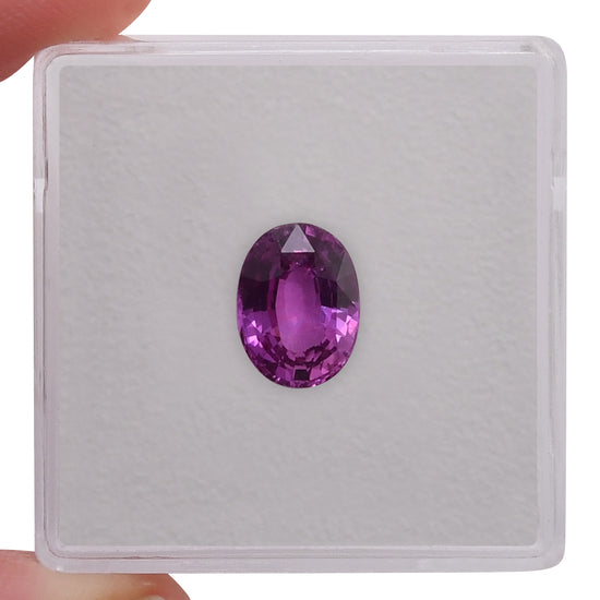 2.08 Carat Pink  Oval Sapphire