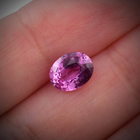 2.14 Carat Pink  Oval Sapphire
