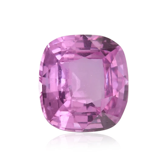 2.08 Carat Pink  Cushion Sapphire