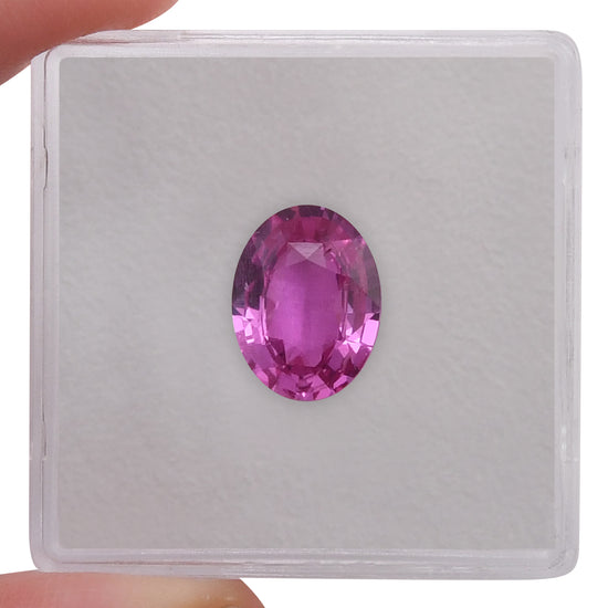 2.51 Carat Pink Oval Sapphire