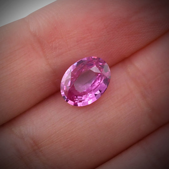 2.51 Carat Pink Oval Sapphire
