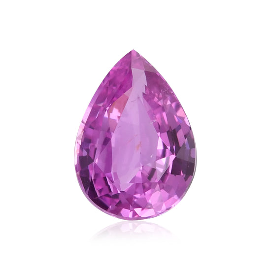 2.04 Carat Pink  Pear Sapphire