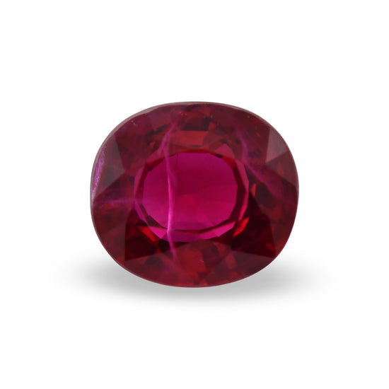 1.27 Carat Red  Cushion Ruby