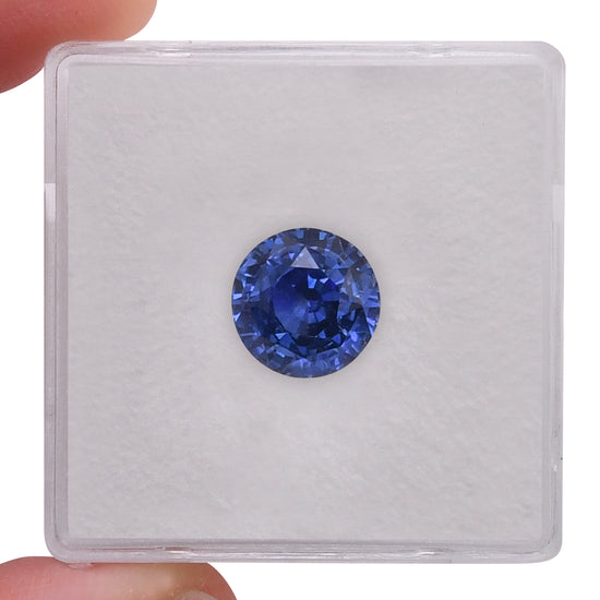 3.23 Carat Blue SRI LANKAN Round Sapphire CD