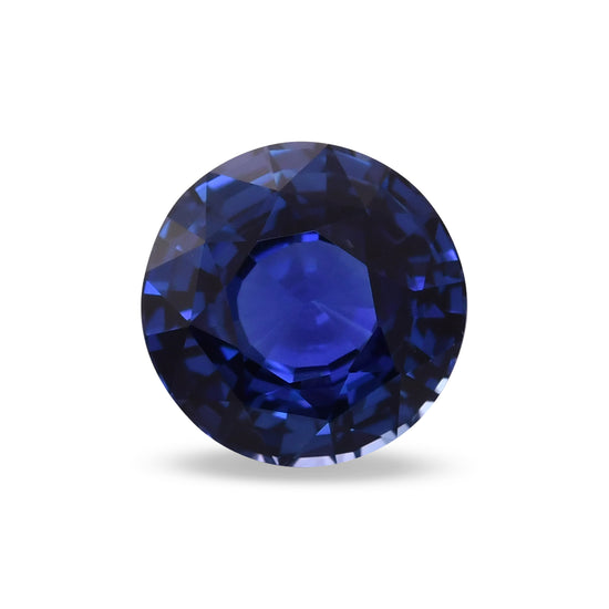 7.58 Carat Blue SRI LANKAN Round Sapphire CD