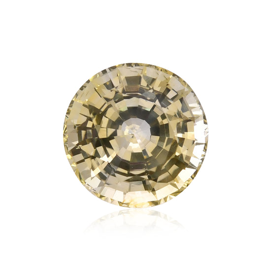 11.09 Carat Yellow SRI LANKAN Round Sapphire CD