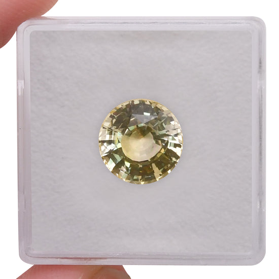 4.31 Carat Yellow SRI LANKAN Round Sapphire CD