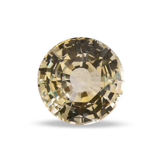 4.31 Carat Yellow SRI LANKAN Round Sapphire CD