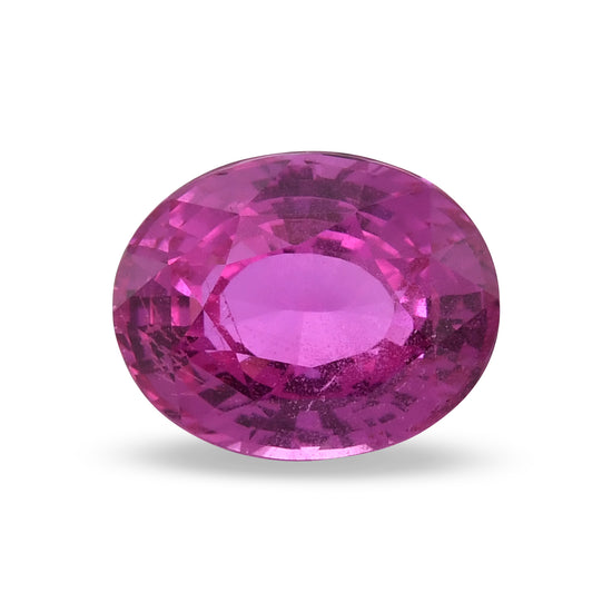 8.00 Carat Pink  Oval Sapphire GIA