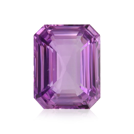 6.02 Carat Pink  Emerald Sapphire GIA