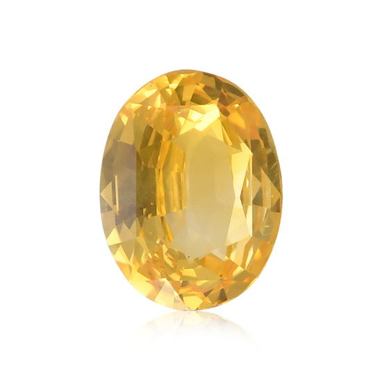 Zaffiro Ovale Giallo SRI LANKA da 2,10 Carati