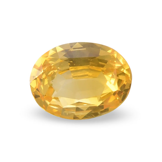2.10 Carat Yellow SRI LANKAN Oval Sapphire