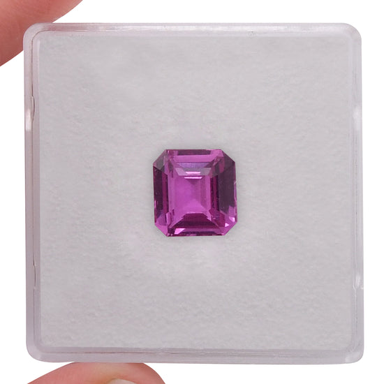 2.06 Carat Pink  Emerald Sapphire
