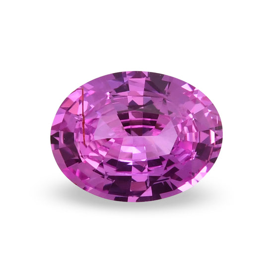 2.12 Carat Pink  Oval Sapphire