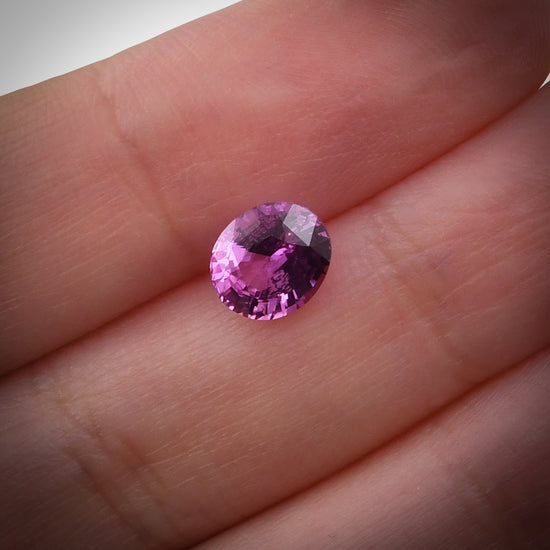 2.03 Carat Pink  Oval Sapphire