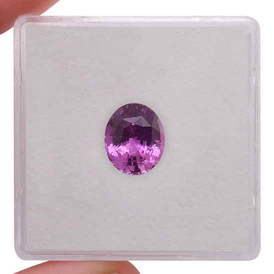 2.03 Carat Pink  Oval Sapphire