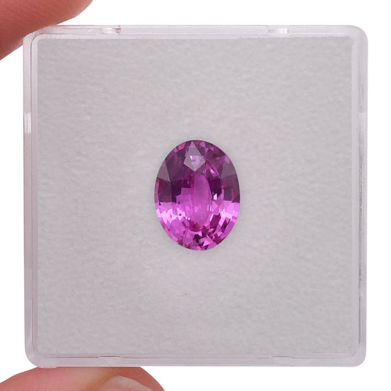 2.03 Carat Pink  Oval Sapphire