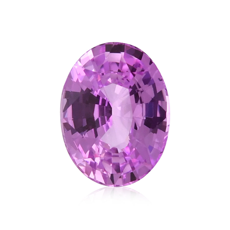 2.01 Karat rosafarbener MADAGASKAR Oval Saphir