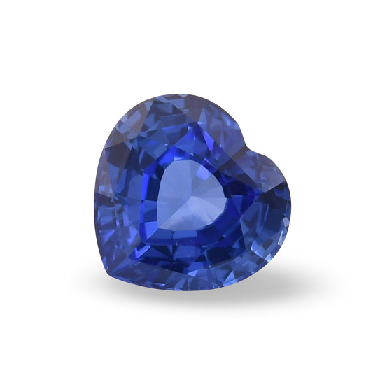 2.58 Carat Blue  Heart Sapphire