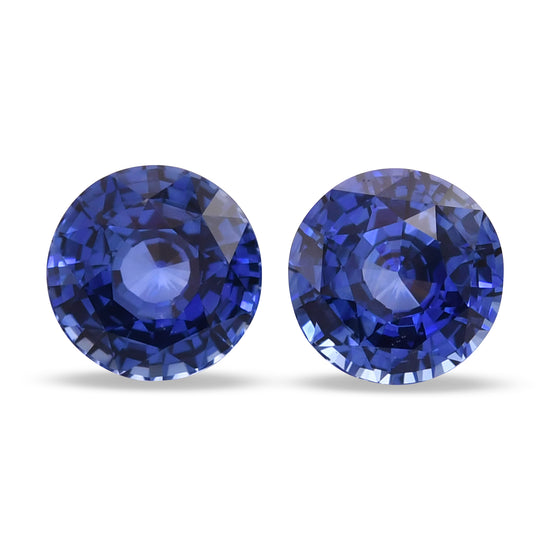 7.20 Carat Blue SRI LANKAN Round Sapphire CD