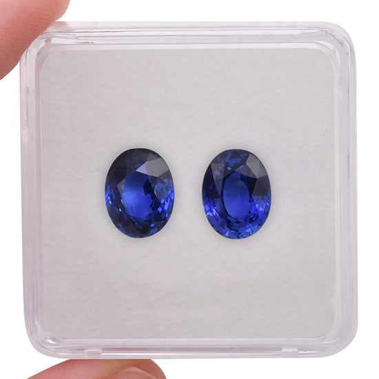 7.22 Carat Blue SRI LANKAN Oval Sapphire CD