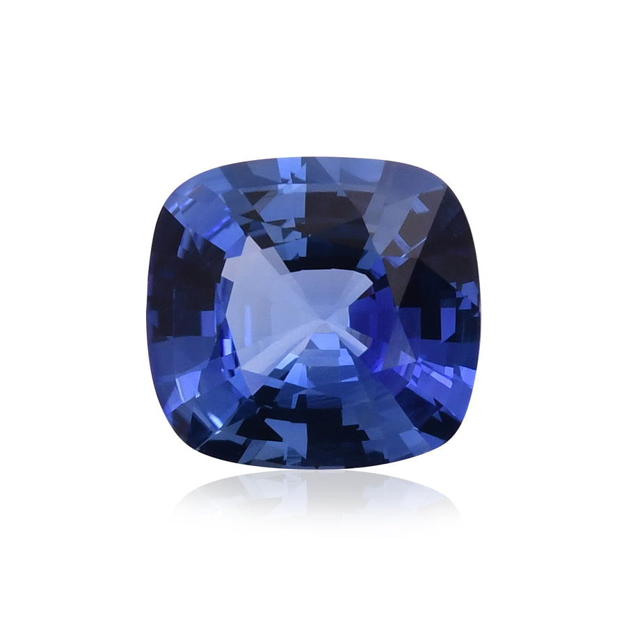 6.20 Karat Blauer Ceylonesischer Kissenschliff-Saphir CD