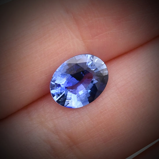 2.43 Carat Blue  Oval Sapphire