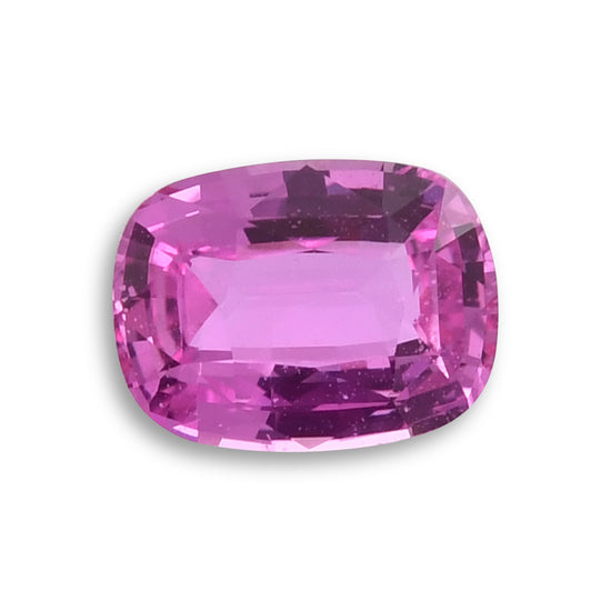 1.51 Carat Pink  Cushion Sapphire
