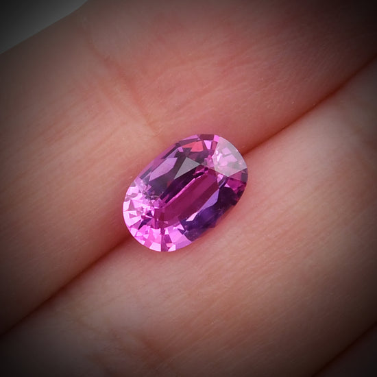 2.06 Carat Pink  Oval Sapphire