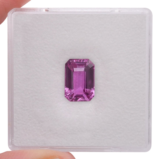 2.06 Carat Pink  Emerald Sapphire