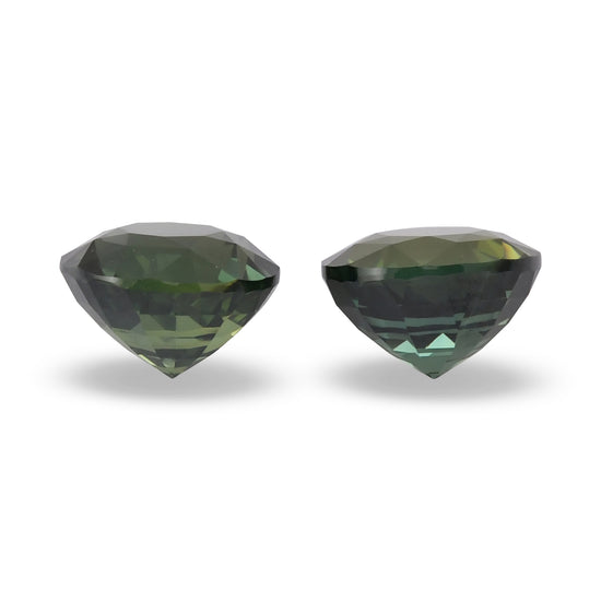 7.21 Carat Green MADAGASCAR Round Sapphire CD