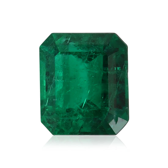 1,95 Karat grüner KOLUMBIANISCHER Smaragd Smaragd GUBELIN