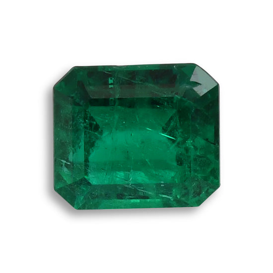 1.95 Carat Green COLOMBIAN Emerald Emerald GUBELIN