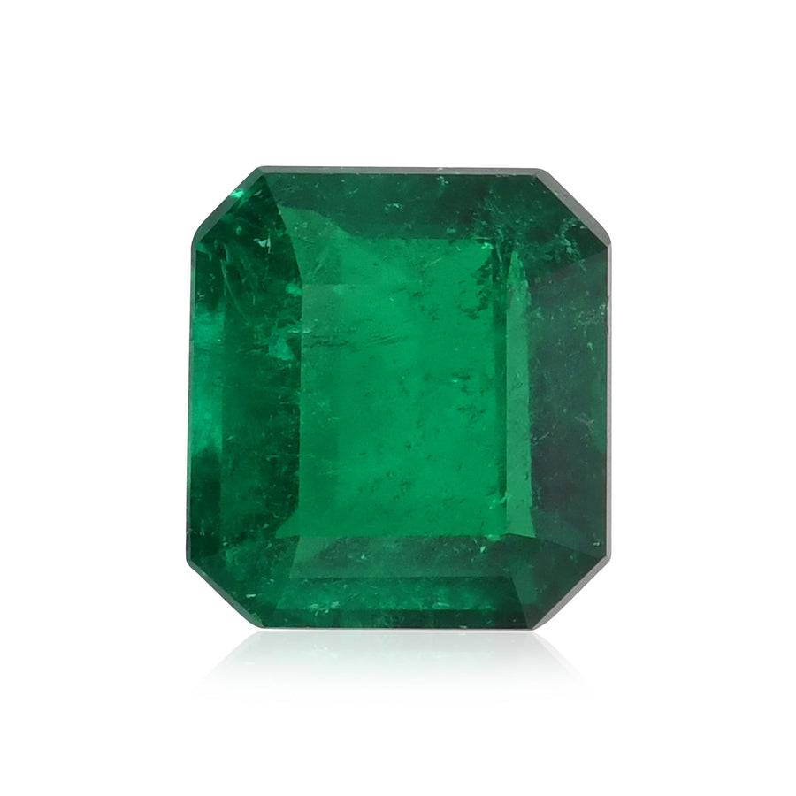 Smeraldo COLOMBIANO verde di 2,64 carati, con certificato gemmologico